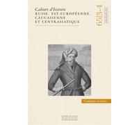Cahiers d’histoire russe, est-européenne, caucasienne et cen - Collectif - Ecole Des Hautes Etudes En Sciences Sociales - broché - Revue