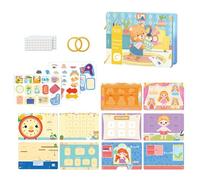 Cahiers d'Activités Calmes - Jouets Sensoriels d'Apprentissage de la Motricité Fine - Cahier d'Activités de Voyage Calme Éducatif Préscolaire | pour Avion Restaurant Poussette Chaise Haute École Mater