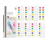 Cahiers d'aquarelle - Projets de peinture portables pour | Pratique éducative et créative | Livre d'activités de peinture de poche avec pages de palette intégrées | Divertissement pour