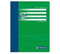 Calligraphe 5422C - Cahier Essai Agrafé 17x22cm 96p Grands Carreaux 56g