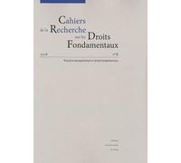 Cahiers De La Recherche Sur Les Droits Fondamentaux N° 6/2008 - Pouvoirs Exceptionnels Et Droits Fondamentaux