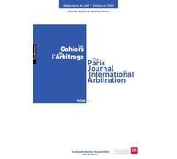 Cahiers de l'Arbitrage 01/2026 - Collectif - Lgdj - broché - Revue