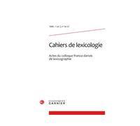 Cahiers de lexicologie 1990 - Gaston Gross - Classiques Garnier - broché - Revue