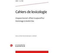 Cahiers de lexicologie Gaston Gross (Collection dirigée par), Collectif (Auteur)
