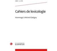 Cahiers de lexicologie Gaston Gross (Collection dirigée par), Collectif (Auteur)