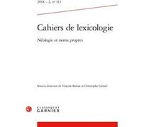 Cahiers de lexicologie Gaston Gross (Direction), Christine Jacquet-Pfau (Direction), Collectif (Auteur)
