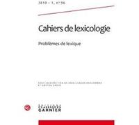 Cahiers de lexicologie Gaston Gross (Direction), Gérard Petit (Direction), Collectif (Auteur)