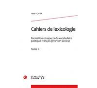 Cahiers de lexicologie Gaston Gross (Direction), Collectif (Auteur)