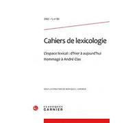 Cahiers de lexicologie Collectif (Auteur), Gaston Gross (Collection dirigée par)