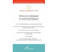 Cahiers De L'irea N°13/2017 - Vision Sociologique Et Anthropologique