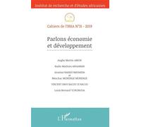 Cahiers De L'irea - Parlons Économie Et Développement