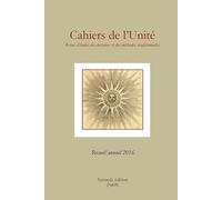 CAHIERS DE L'UNITÉ