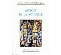 Cahiers De L'université De Perpignan N° 18, 1/1995 - Aspects De La Nouvelle