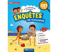 Cahiers de vacances ludiques - Enquêtes en vacances : du CE1 au CE2