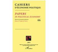 Cahiers d'économie politique 66 Papers in political economy - Histoire de la pensée et théories - Collectif - L'harmattan - broché - Revue