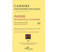 Cahiers d'économie politique 69