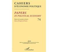 Cahiers d'économie politique 74 Collectif (Auteur)