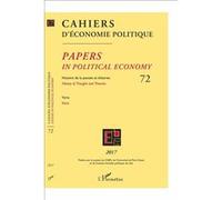 Cahiers D'économie Politique N° 72/2017 - Varia
