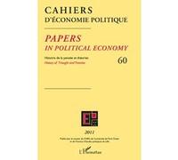 Collectif – Cahiers d'économie politique 60 – L'Harmattan