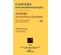 Cahiers d'économie politique: Histoire de la pensée et théories Philosophie économique