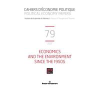 Cahiers d'économie politique n°79 Economics and the Environment Since the 1950s: History, Methodology, Philosophy - Nathalie Berta - Hermann - broché - Revue