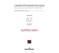Cahiers d'économie politique n° 82: Numéro varia