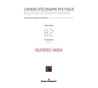 Cahiers d'économie politique n° 82 Numéro varia - Patrick Mardellat - Hermann - broché - Revue