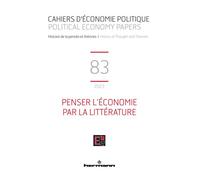 Cahiers d'économie politique n° 83 Penser l économie par la littérature - Claire Pignol - Hermann - broché - Revue