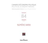 Cahiers d'économie politique n° 84
