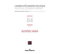 Cahiers d'économie politique n° 84 Numéro varia - Patrick Mardellat - Hermann - broché - Revue