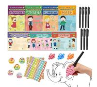 Cahiers d'Écriture Rainurés d'Écriture Éducatifs Réutilisables à Rainures | Cahier d'exercices préscolaire pour Maison Maternelle Salle de arçons Filles Lecture