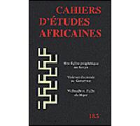 Cahiers d'études africaines 185 Tome 185 - Collectif - Ecole Des Hautes Etudes En Sciences Sociales - broché - Etude