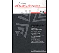 Cahiers d'études africaines 201 - Collectif - Ecole Des Hautes Etudes En Sciences Sociales - broché - Revue