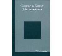 Cahiers d'études lévinassiennes n°10