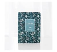 Cahiers D'Inspiration Lot de 2 agendas vintage A6, agenda annuel, hebdomadaire, mensuel, quotidien, organisateur de fleurs, carnet de notes, agenda scolaire(Dark Blue)