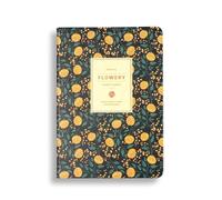 Cahiers D'Inspiration Lot de 2 agendas vintage A6, agenda annuel, hebdomadaire, mensuel, quotidien, organisateur de fleurs, carnet de notes, agenda scolaire(Adonis)