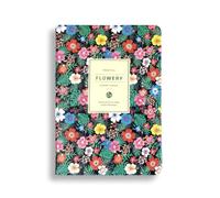 Cahiers D'Inspiration Lot de 2 agendas vintage A6, agenda annuel, hebdomadaire, mensuel, quotidien, organisateur de fleurs, carnet de notes, agenda scolaire(Tropical)