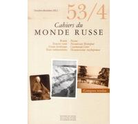 Cahiers du monde russe 53/4 Tome 53-4 - Collectif - Ecole Des Hautes Etudes En Sciences Sociales - broché - Revue