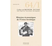 Cahiers du monde russe n° 64/1 - Histoires économiques de l' - Collectif - Ecole Des Hautes Etudes En Sciences Sociales - broché - Revue