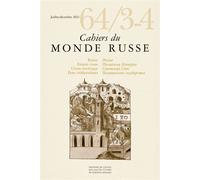 Cahiers du monde russe, n° 64/3-4 - Varia - Collectif - Ecole Des Hautes Etudes En Sciences Sociales - broché - Revue