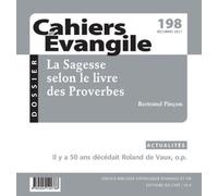 Cahiers evangile - n 198 la sagesse selon le livre des proverbes Collectif (Auteur)