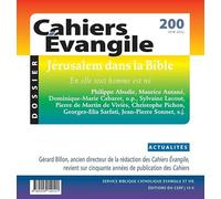 Cahiers evangile - n 200 jerusalem dans la bible Collectif (Auteur)
