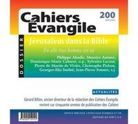 Cahiers Evangile - N° 200 Jérusalem dans la Bible