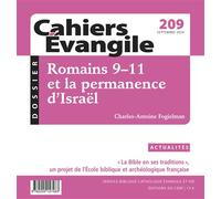 Cahiers Evangile n209 Romains 9-11 et la permanence d'Israël - Collectif - Cerf - broché - Revue