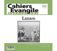 Cahiers Evangile - numéro 192 - supplément