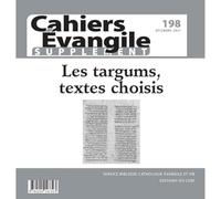 Cahiers Evangile - Supplément - N° 198 Les targums, textes choisis