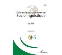 Cahiers internationaux de sociolinguistique Philippe Blanchet (Auteur)