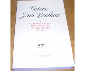 Cahiers Jean Paulhan N° 4 - Correspondance (1925-1940)