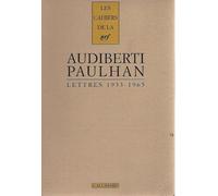 Cahiers Jean Paulhan N° 7 - Lettres À Jean Paulhan (1933-1965)