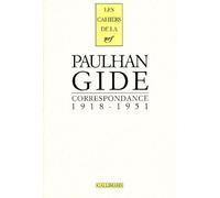 Cahiers Jean Paulhan N° 9 - Correspondance (1918-1951)